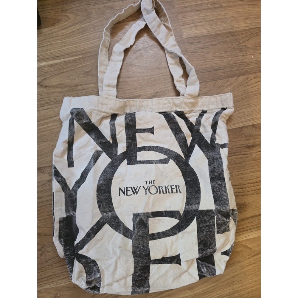 The New Yorker Canvas Tote Bag